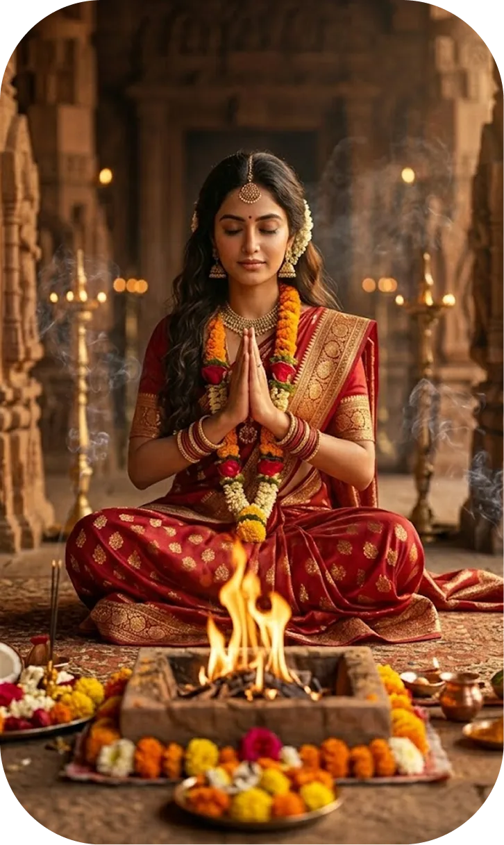 Online puja ceremony