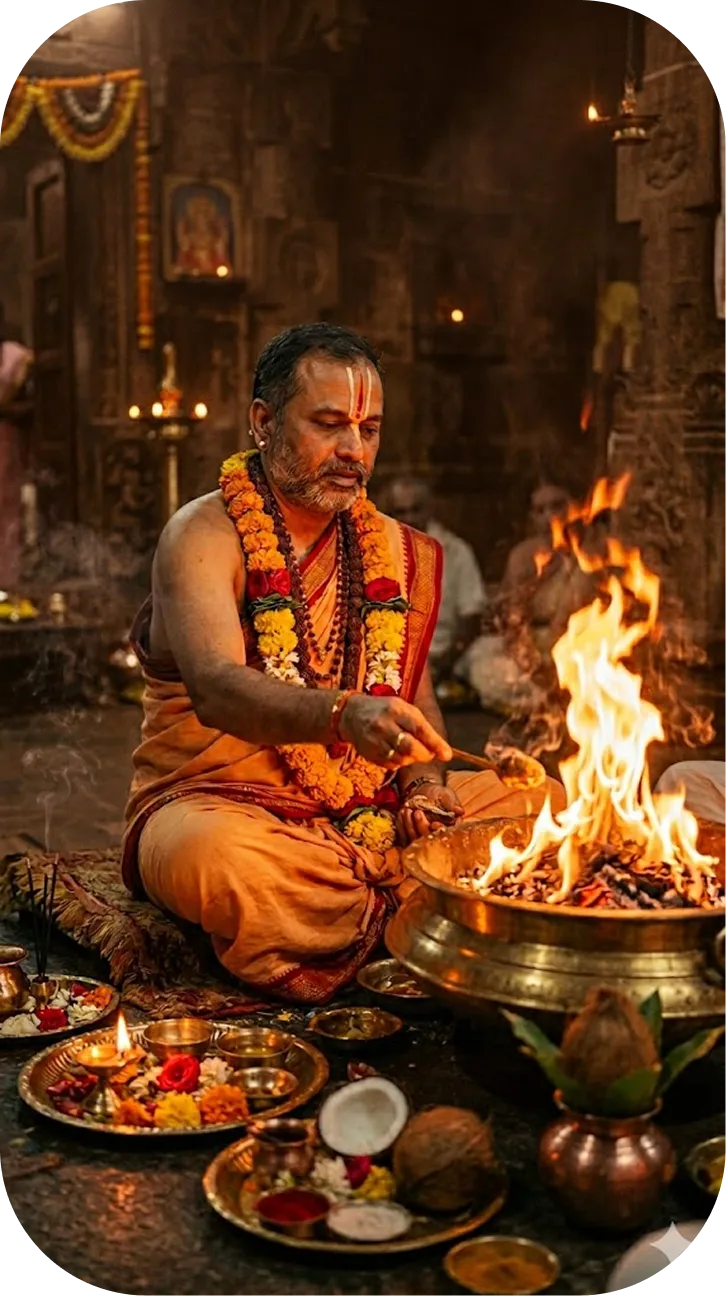 Vedic puja ritual